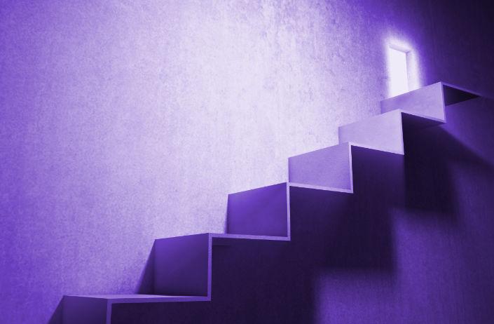 Traumdeutung: Treppe ohne Geländer